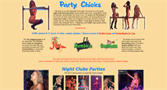 Desktop Screenshot of party-chicks.com